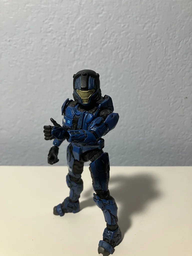 3D модель Плечевой щиток для фигурок Halo 3 Mk 6 Spartan - фото 1