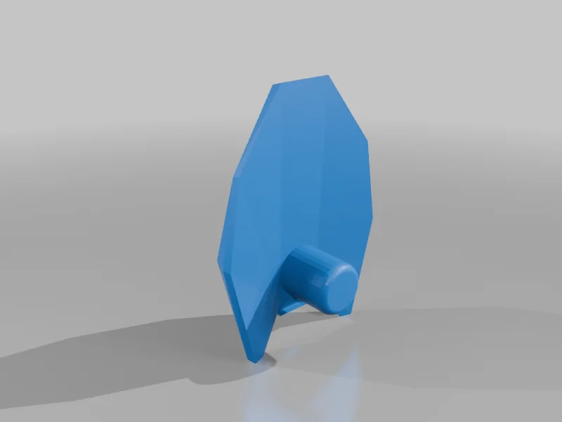 3D модель Плечевой щиток для фигурок Halo 3 Mk 6 Spartan - фото 2