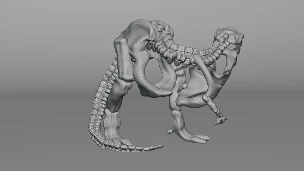 Скелет Ти-Рекса V2 для DND/TTRPG