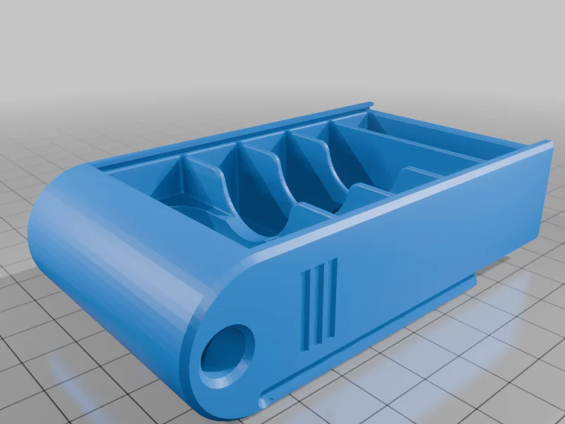 3D модель Компактный короб для рыболовных принадлежностей - фото 5