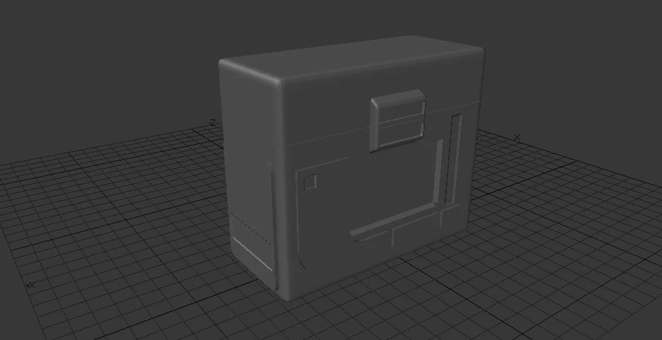 3D модель IPR 2369-2375: Изолинейный ящик для данных STL