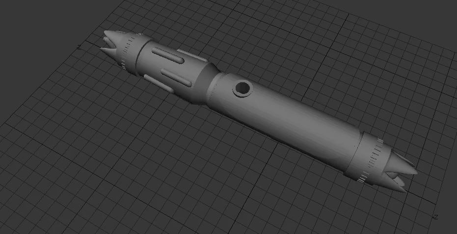 3D модель Модель Force Lance - Реплика Пропа STL