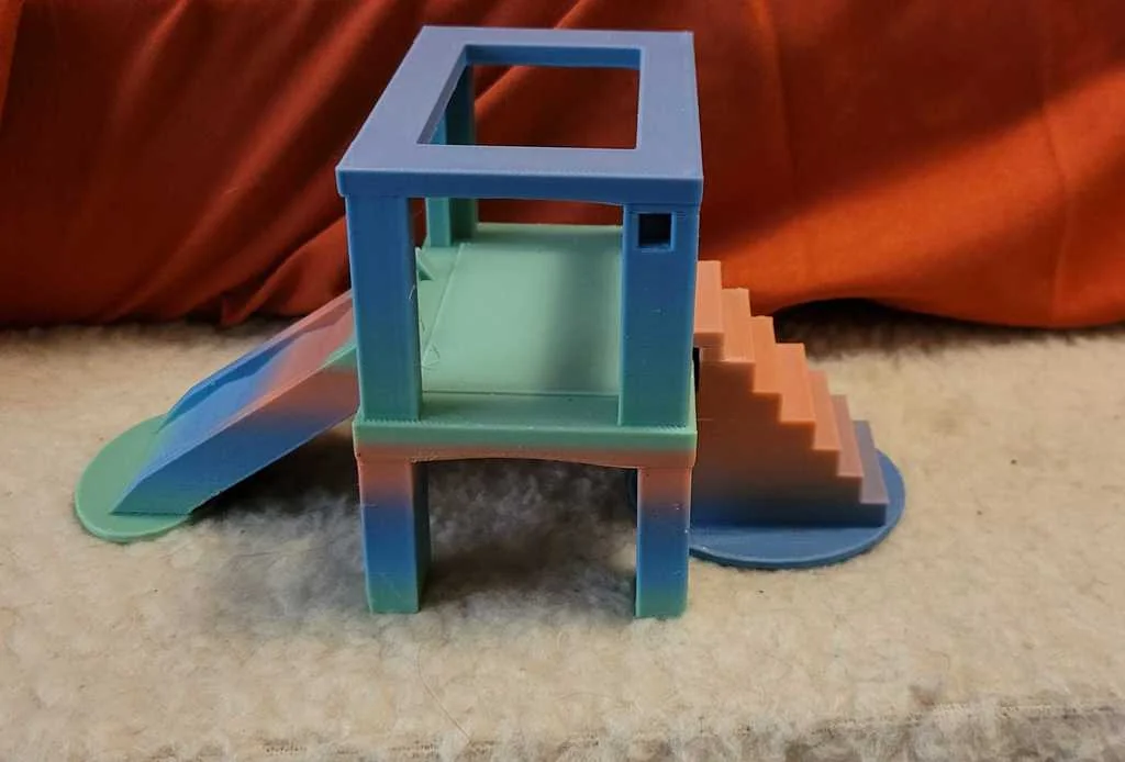 3D модель 3D-модель детской площадки для игрушек - фото 4