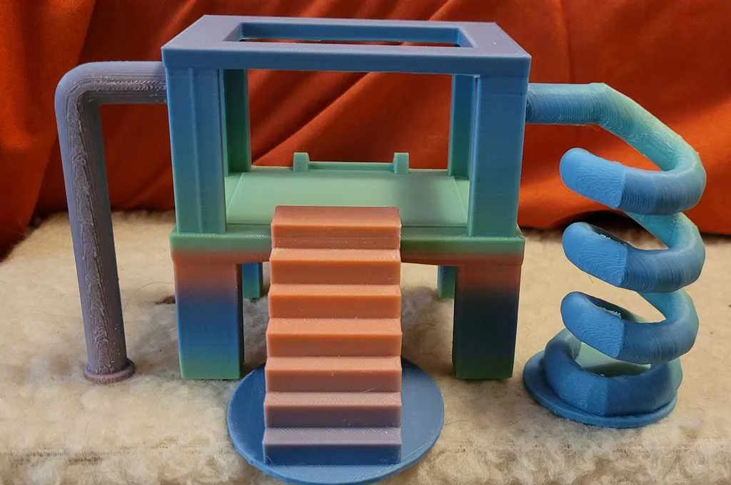 3D модель 3D-модель детской площадки для игрушек - фото 6