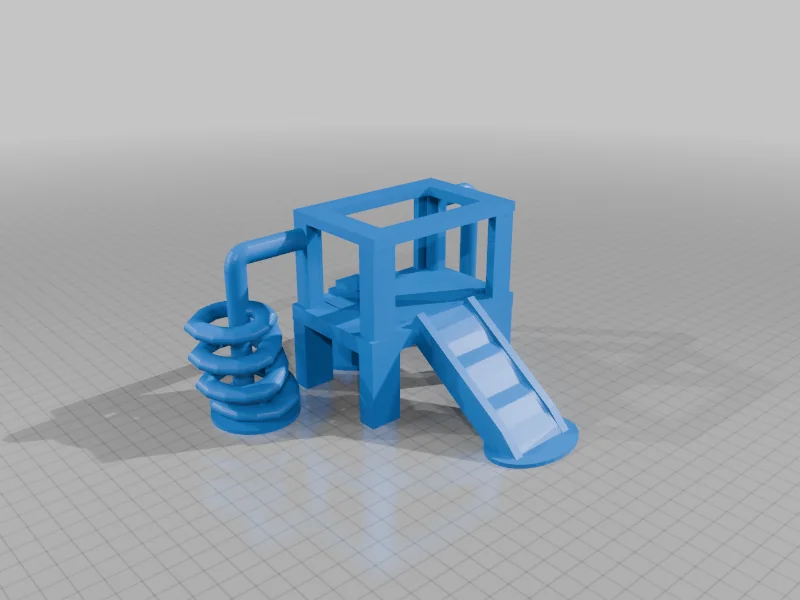 3D модель 3D-модель детской площадки для игрушек - фото 13