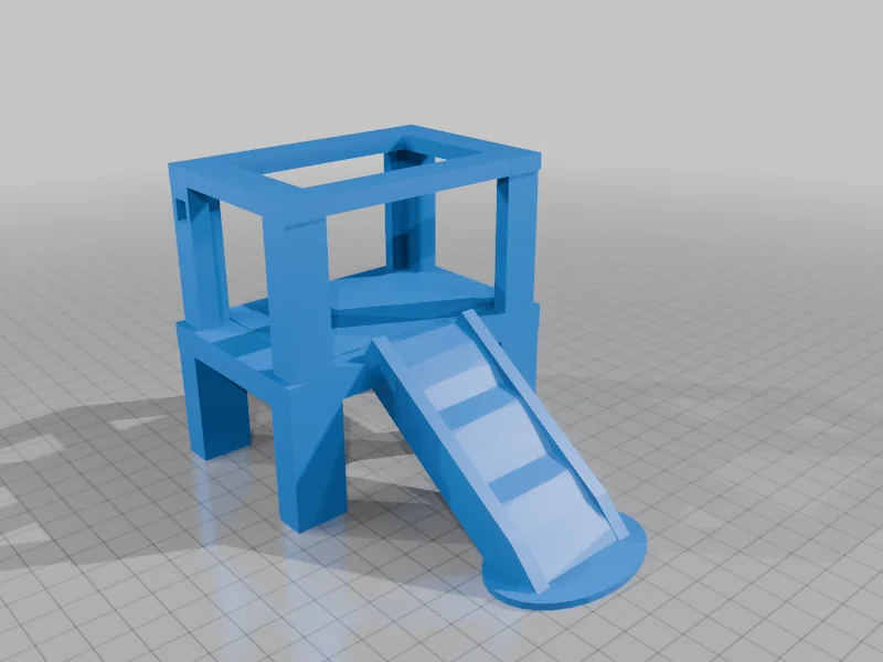 3D модель 3D-модель детской площадки для игрушек - фото 14