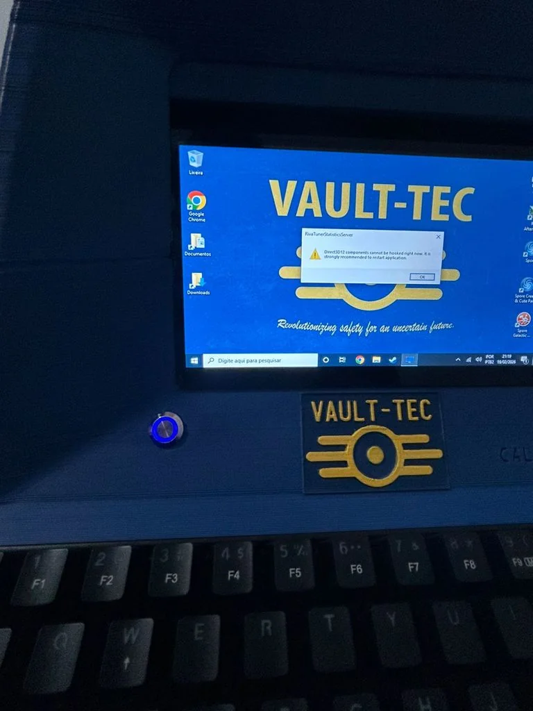 MINI ITX Callisto 2 в тематике Fallout с Windows 10