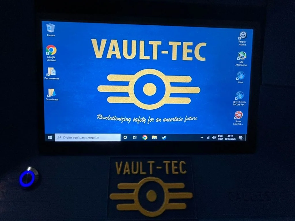 MINI ITX Callisto 2 в тематике Fallout с Windows 10