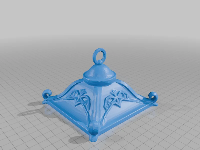 3D модель Декоративна лампа - фото 7