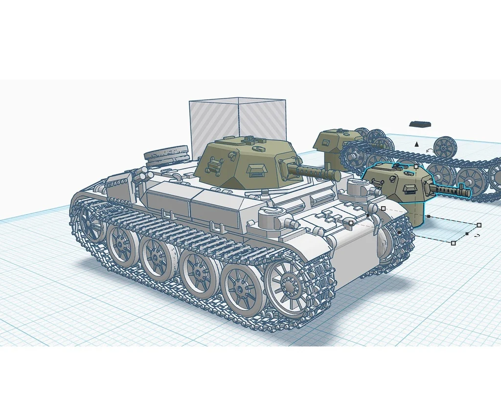 Модель танка Panzer II Flamingo