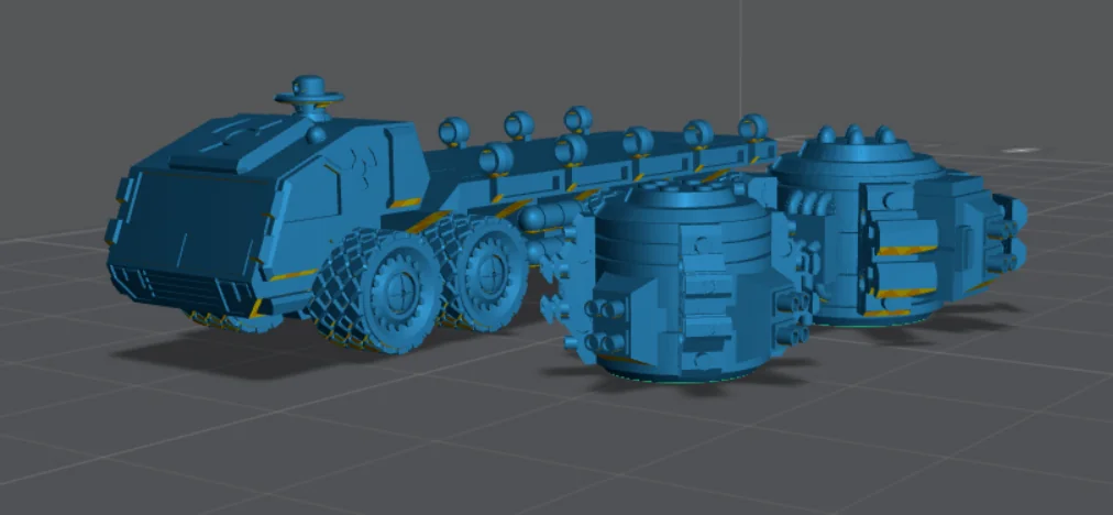 3D модель Fusion Engine Transport для Battletech - фото 1