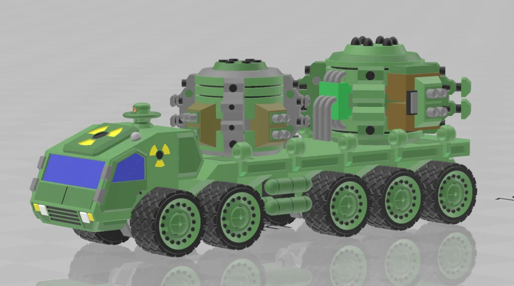 3D модель Fusion Engine Transport для Battletech - фото 2