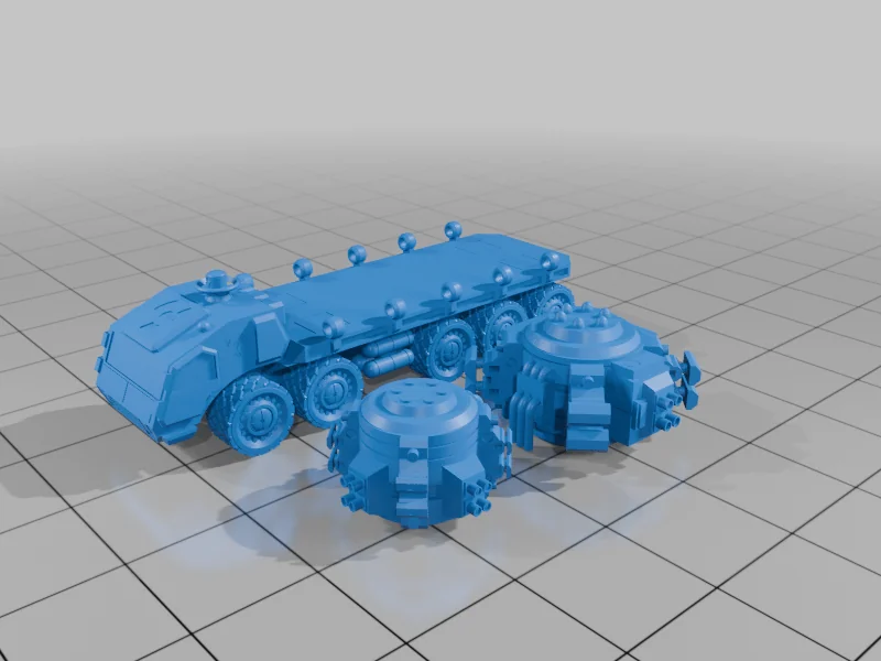 3D модель Fusion Engine Transport для Battletech - фото 3