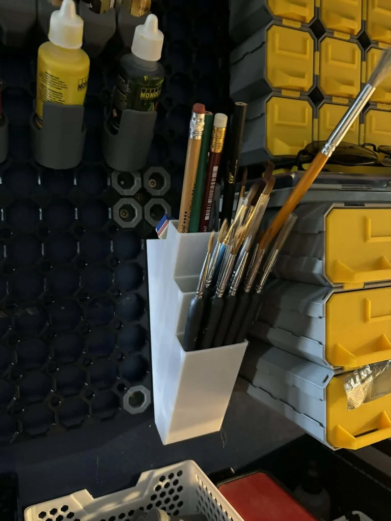 3D модель Держатель для ручек и кистей Multiboard - фото 2