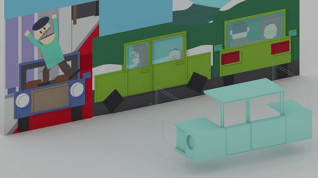 3D модель Модель автомобиля из South Park - фото 3