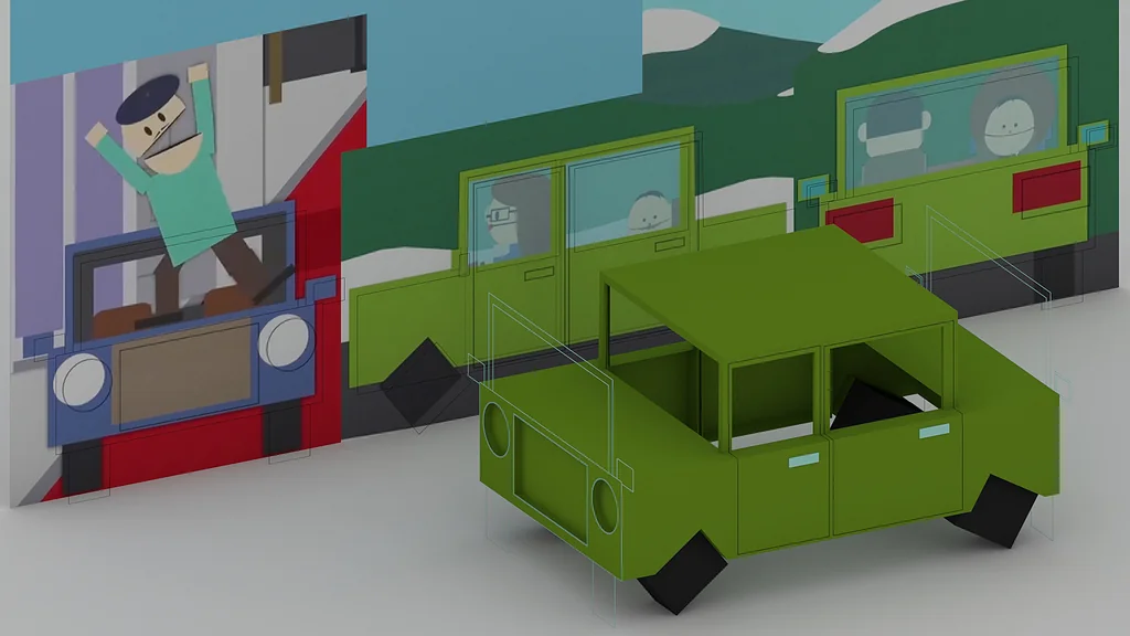 3D модель Модель автомобиля из South Park - фото 4