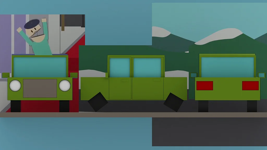 3D модель Модель автомобиля из South Park - фото 9