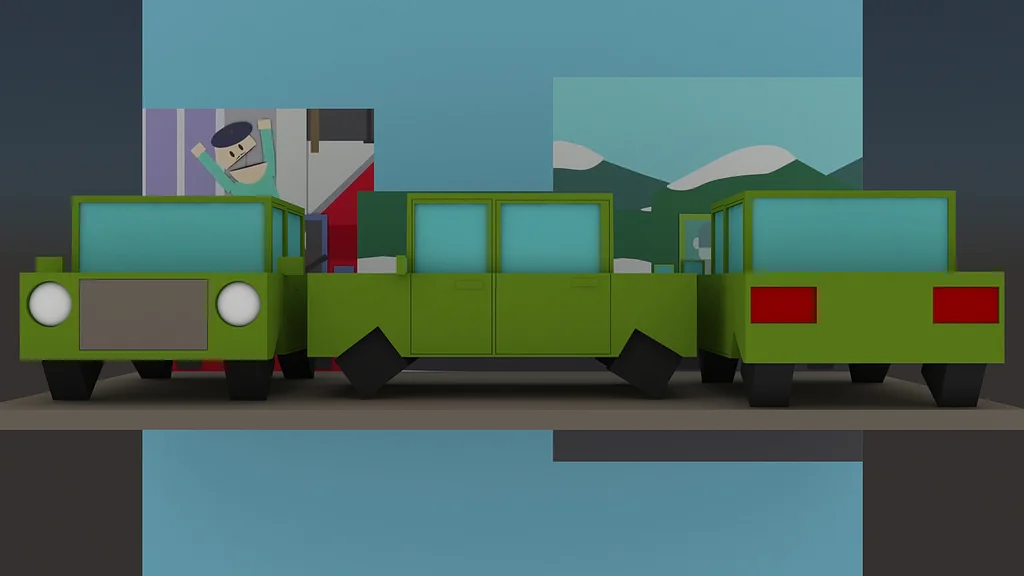 3D модель Модель автомобиля из South Park - фото 10