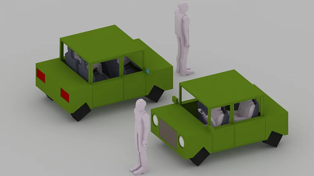 3D модель Модель автомобиля из South Park - фото 18