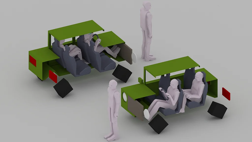 3D модель Модель автомобиля из South Park - фото 19