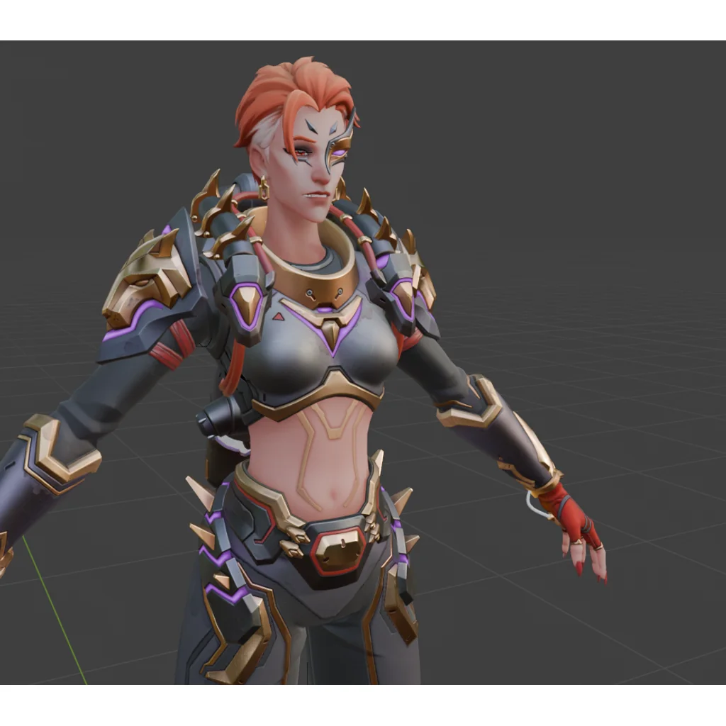 3D модель Moira New Empire из Overwatch