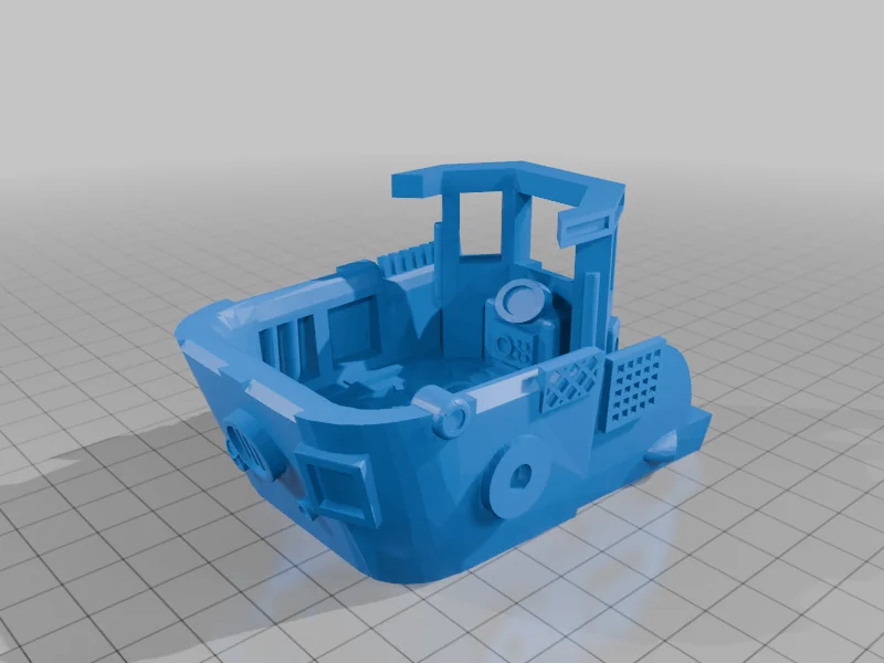 3D модель 28мм Летающий Теплоход - фото 9