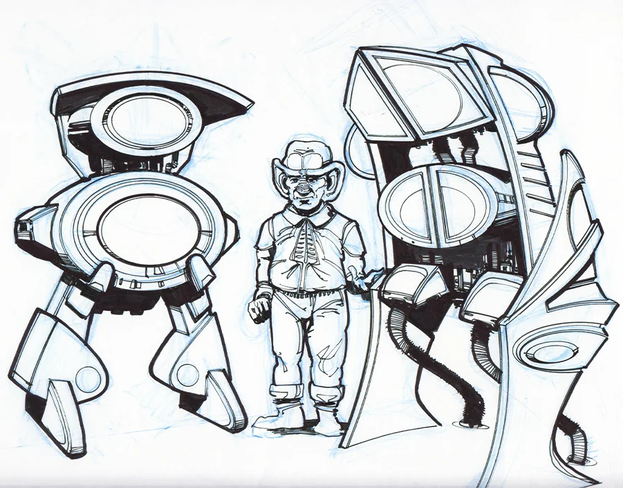 Аркадный автомат Ференги - Концепт Star Trek