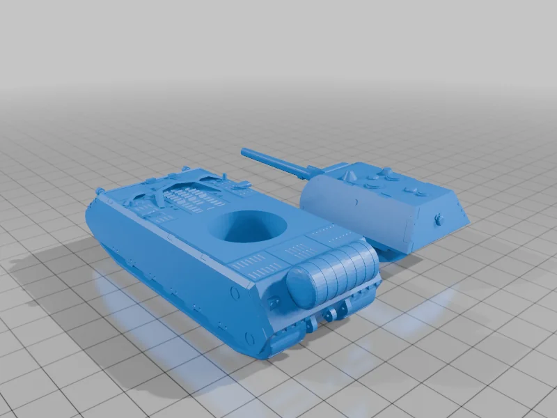 3D модель 3D-модель PANZER VIII Maus 1:100 - фото 5