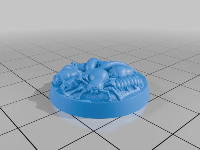 3D модель Стая насекомых без поддержки для FDM - фото 2