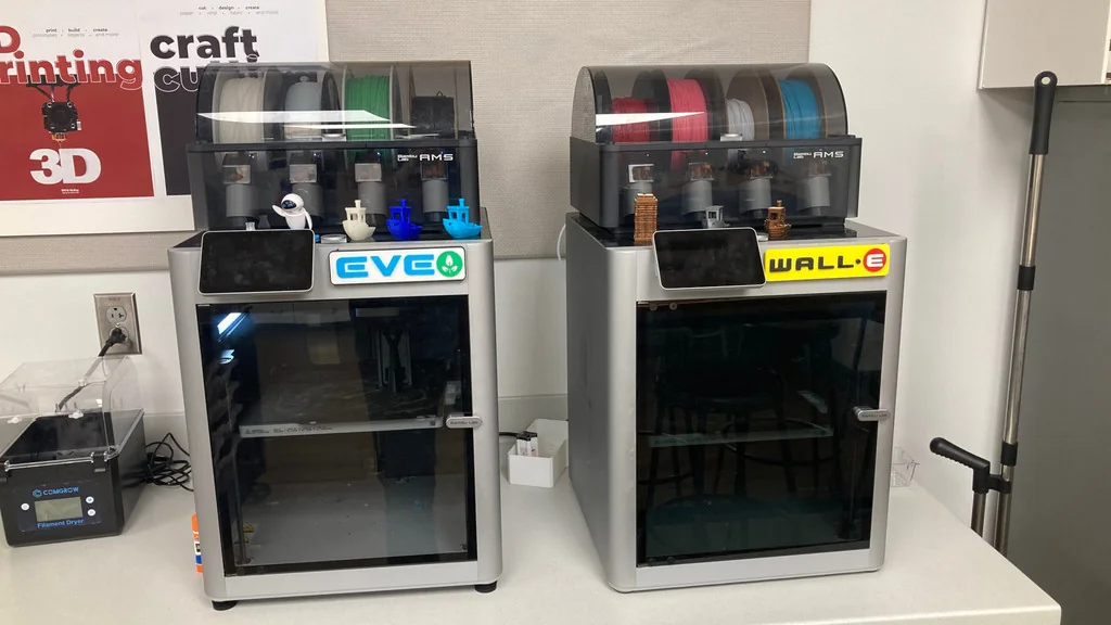 3D модель Знаки Wall E и EVE для принтера Bambulab X1C - фото 2