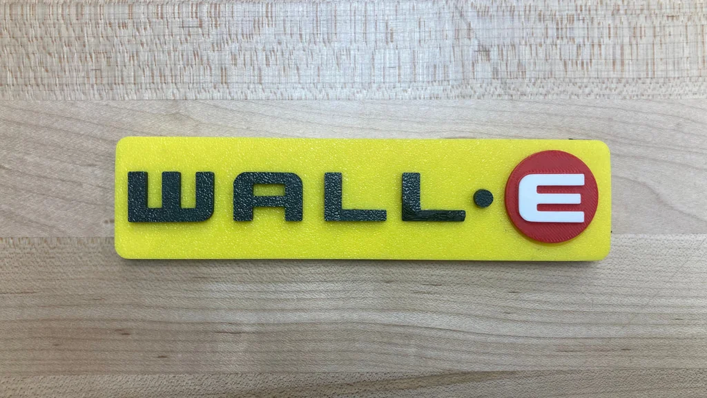 3D модель Знаки Wall E и EVE для принтера Bambulab X1C - фото 3