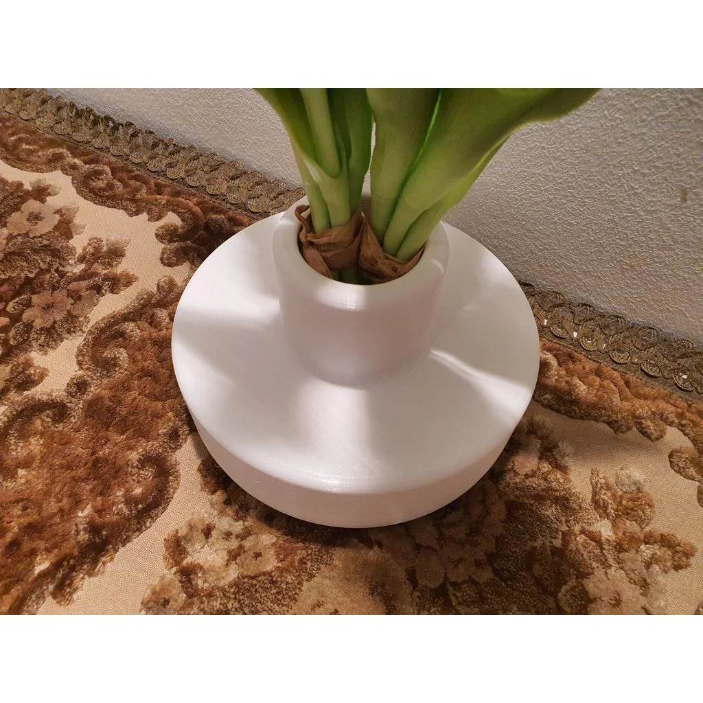 3D модель Широкий ваза с устойчивым основанием - фото 2