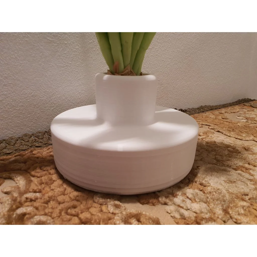 3D модель Широкий ваза с устойчивым основанием - фото 3