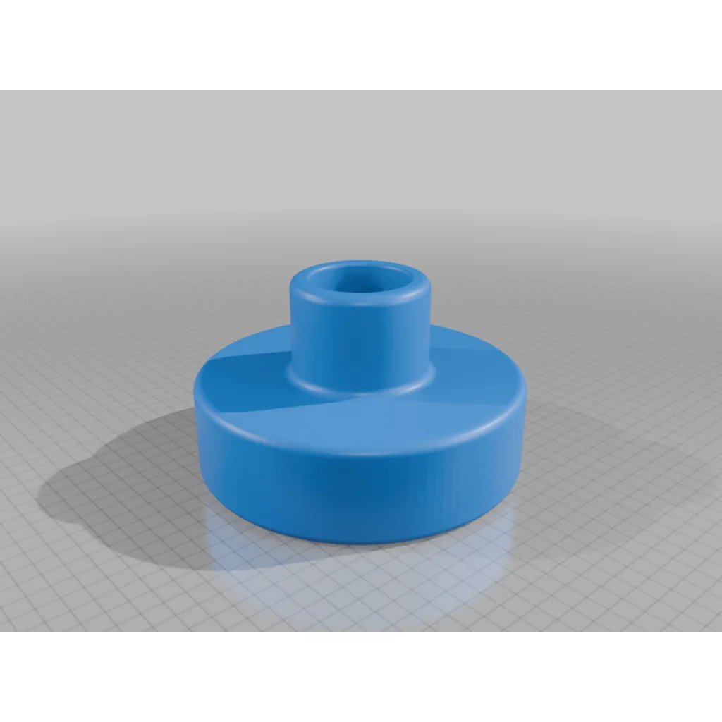 3D модель Широкий ваза с устойчивым основанием - фото 4