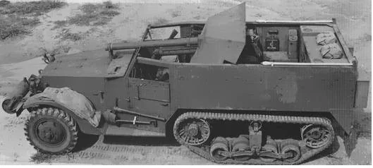 Модель СУ-57 (57мм M3 GMC T48 в советской службе)