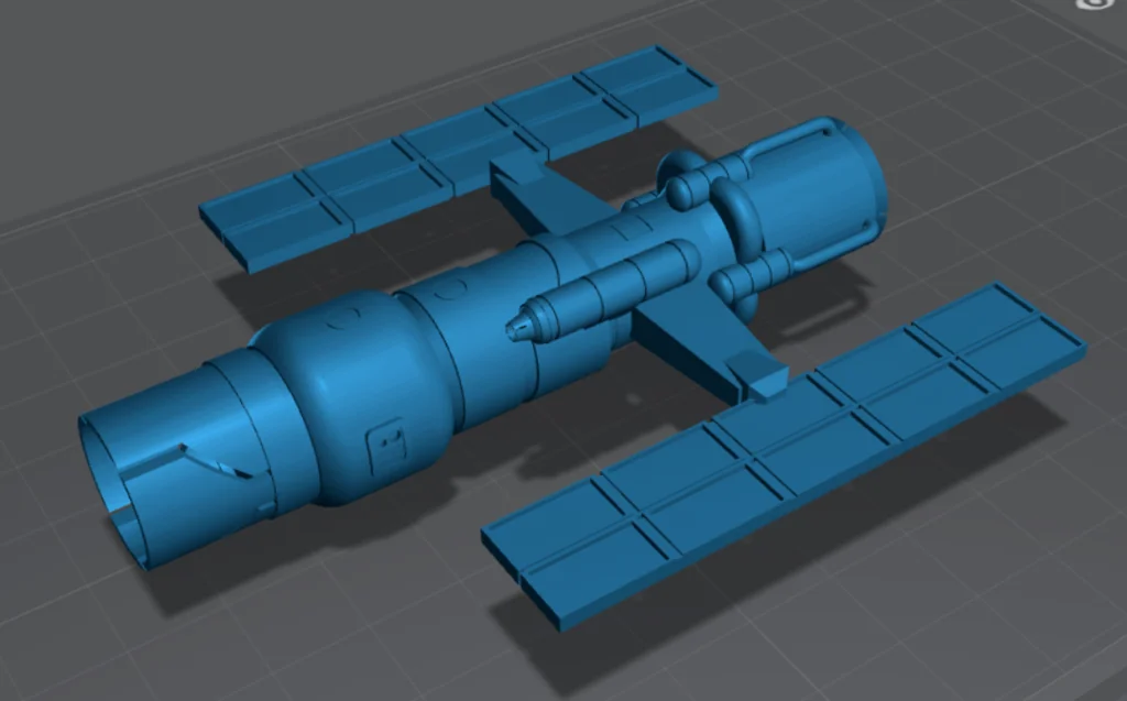 3D модель Научный спутник Figyel II для Battletech - фото 1