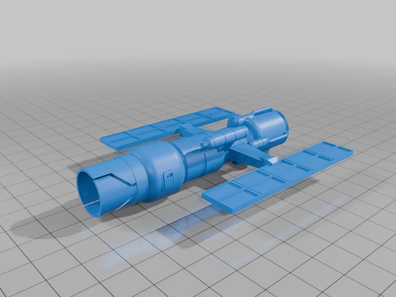 3D модель Научный спутник Figyel II для Battletech - фото 2