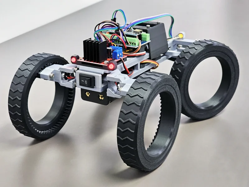 3D модель Тестовый автомобиль для Arduino Nano - фото 2