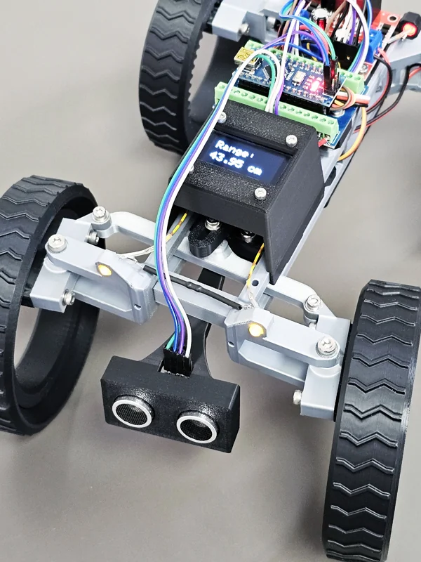 3D модель Тестовый автомобиль для Arduino Nano - фото 4