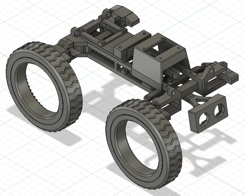 3D модель Тестовый автомобиль для Arduino Nano - фото 6