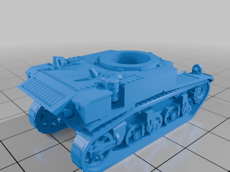 3D модель Модель X1P Stuart (обновленная) - фото 2