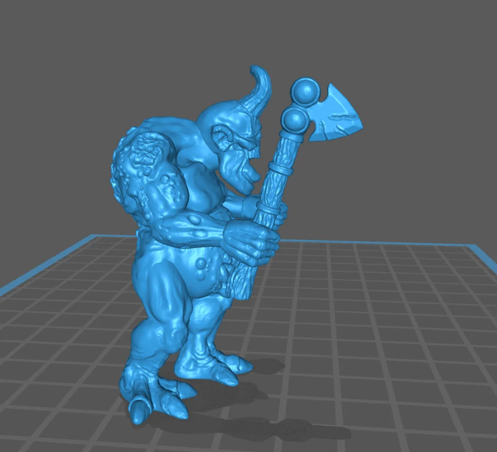 3D модель Модель Демон-переносчик чумы с Вархаммером - фото 4