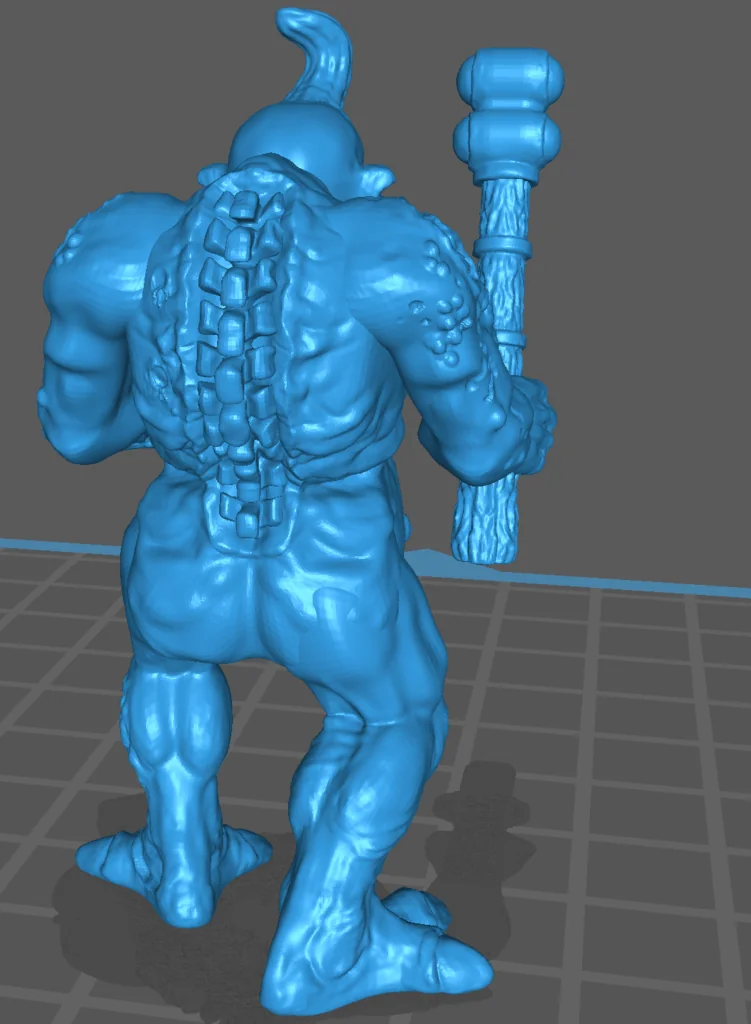 3D модель Модель Демон-переносчик чумы с Вархаммером - фото 5