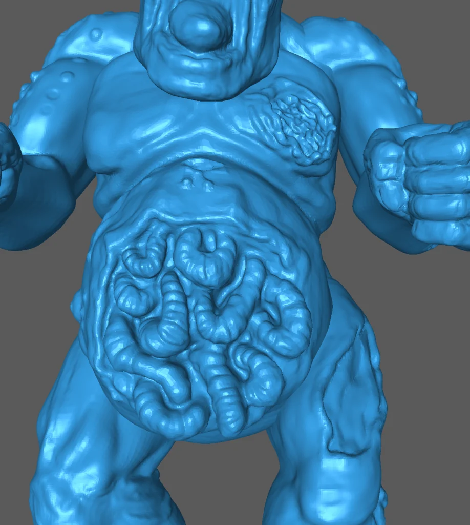 3D модель Модель Демон-переносчик чумы с Вархаммером - фото 6