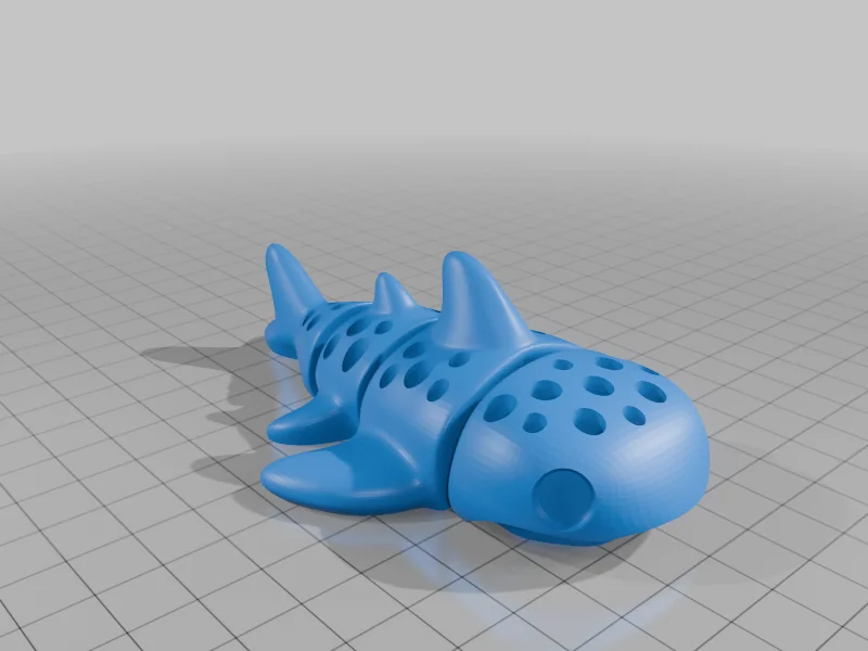 Модель Кита-акулы - Артикулированное Животное