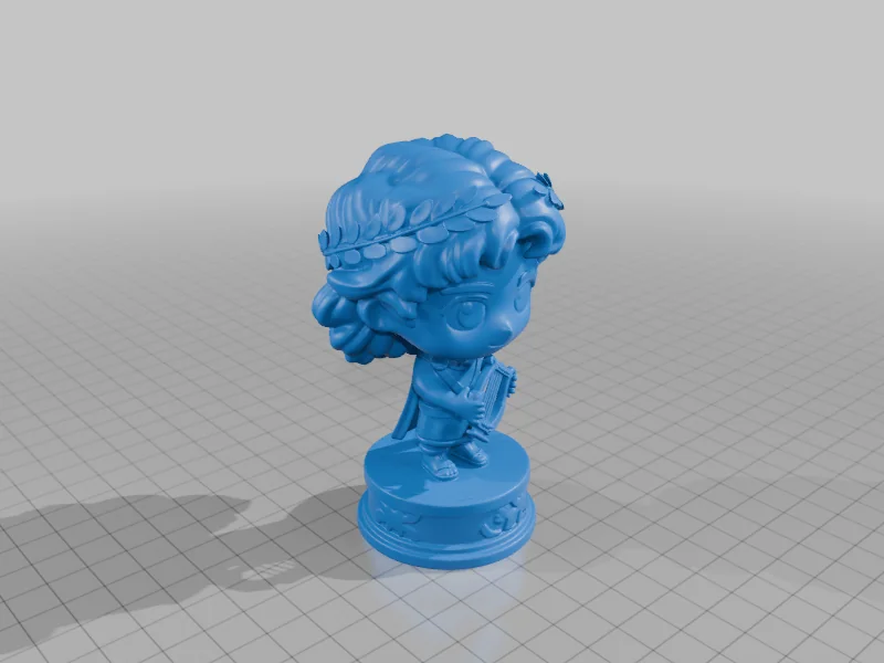 3D модель Модель Apollo в стиле чиби - Олимпийская коллекция - фото 1