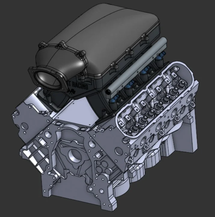 Ин Intake Manifold для LS Cathedral Port