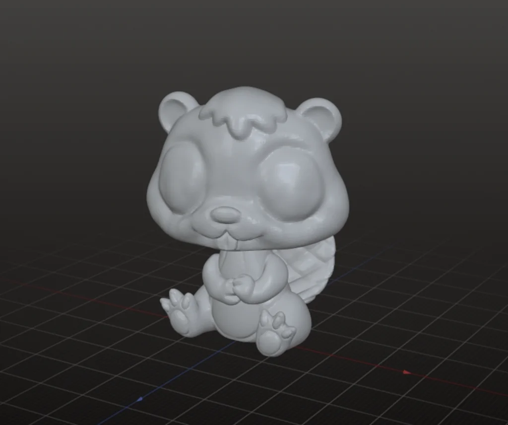 3D-модель бобра LPS