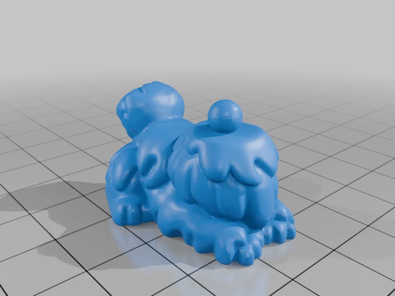 3D модель 3D модель Ангорського кролика LPS - фото 3