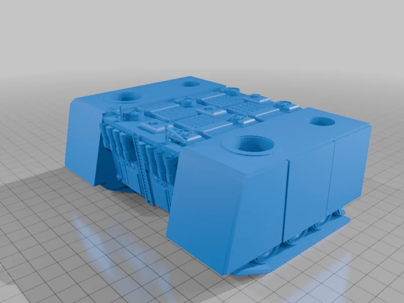 3D модель Модель Rattle Tank 100 масштаба - фото 3